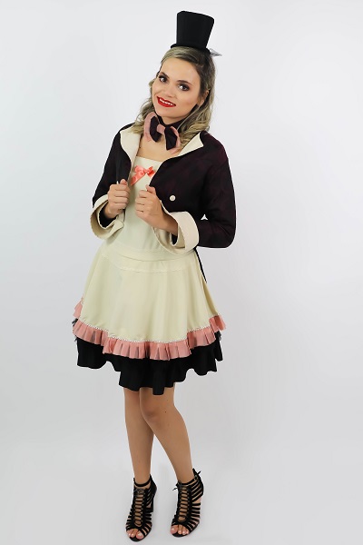 Chapeleira Maluca Casaco Vinho